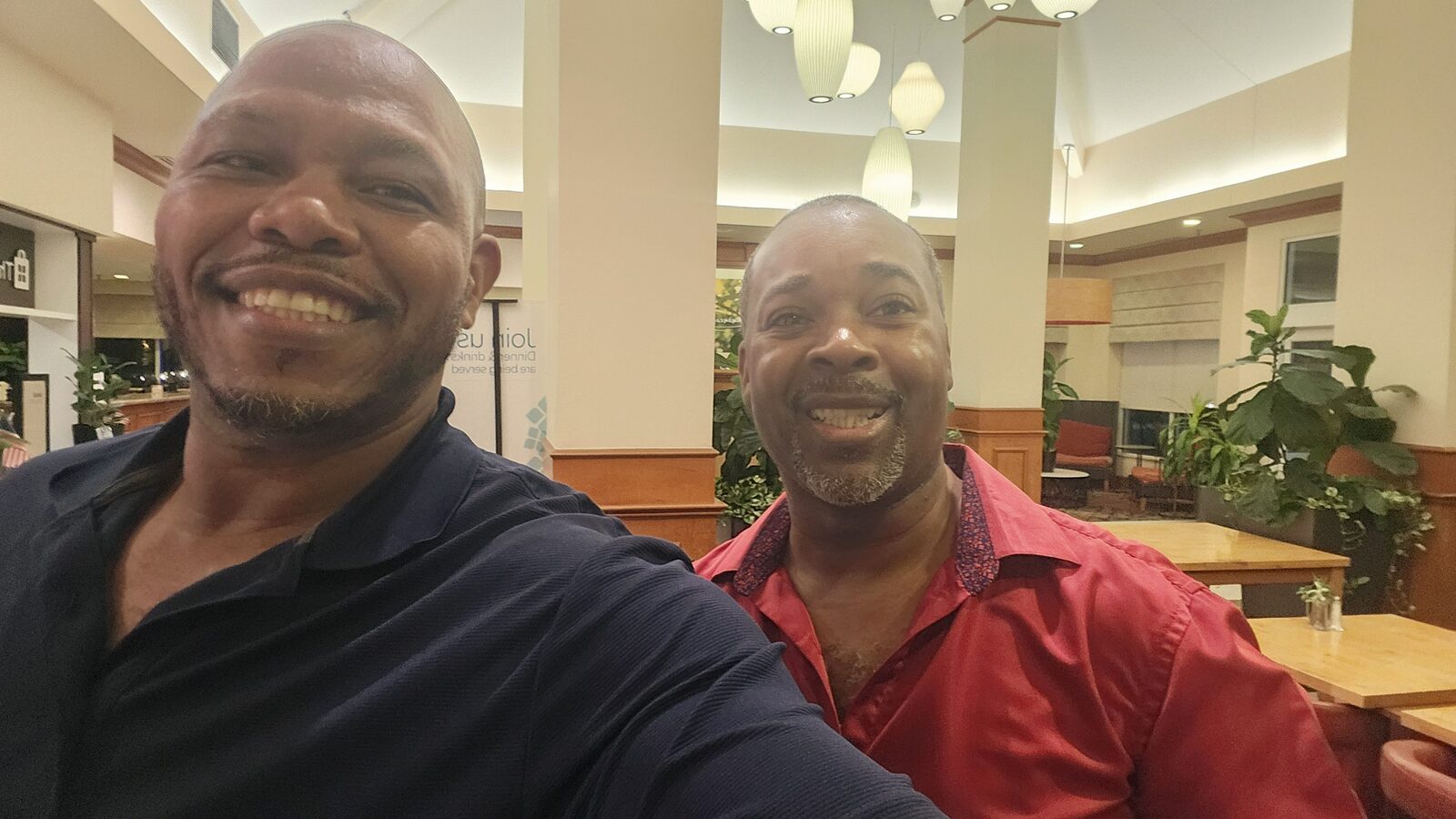 Chris Davios with Dr Jay Johnson