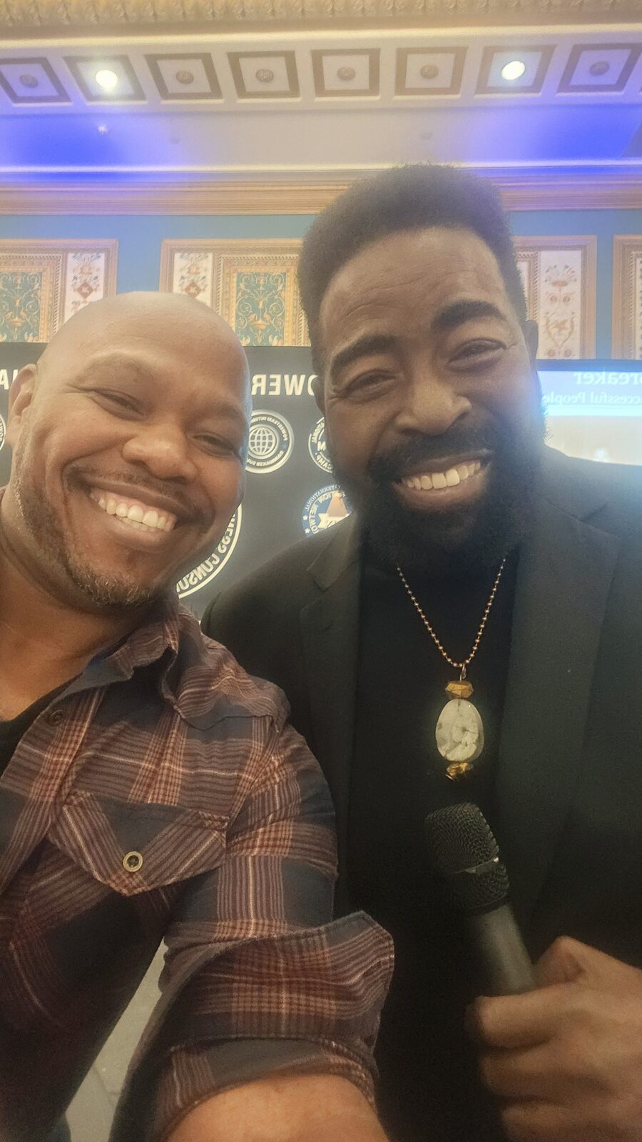 Chris Davios with The Legendary Motivational Speaker Les Brown